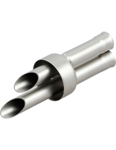 OPTIONAL NOISE DAMPER/ DB-KILLER/ INSERT STAINLESS STEEL