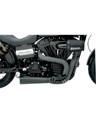 EXHAUST HEAT WRAP 2" X 25' BLACK W/ TIE