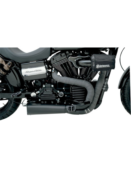 EXHAUST HEAT WRAP 2" X 25' BLACK W/ TIE