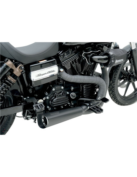 EXHAUST HEAT WRAP 2" X 25' BLACK W/ TIE