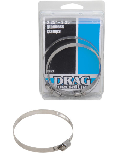 STAINLESS STEEL EXHAUST CLAMP 2.25-3.25"