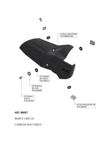 HEAT SHIELD CARBON