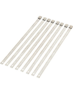 8" CABLE TIES LADDER STYLE STAINLESS STEEL 8-PACK