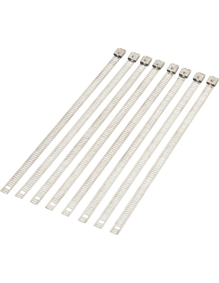 8" CABLE TIES LADDER STYLE STAINLESS STEEL 8-PACK