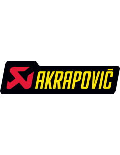 AKRAPOVIC LOGO STICKER 120 X 34,5 MM