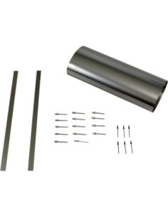 MUFFLER SLEEVE REPAIR KIT TITANIUM GREY
