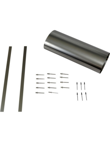 MUFFLER SLEEVE REPAIR KIT TITANIUM GREY