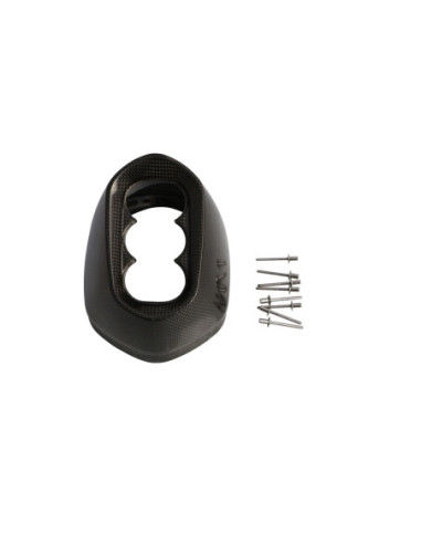 END CAP SET CARBON BLACK