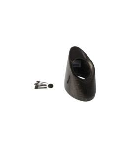 END CAP SET CARBON BLACK