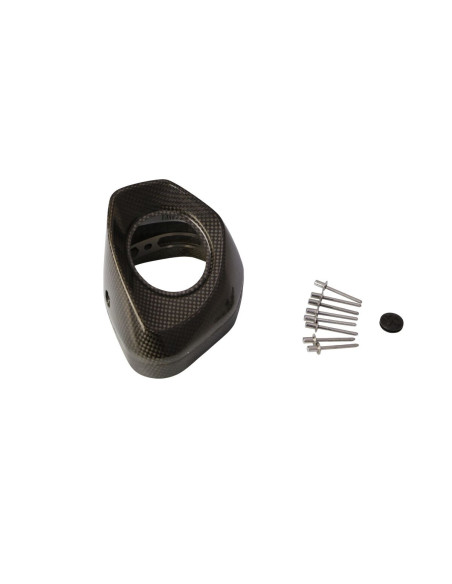 END CAP SET CARBON BLACK