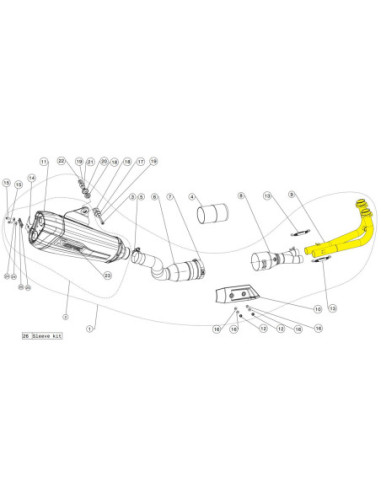 HEADER KIT STAINLESS STEEL