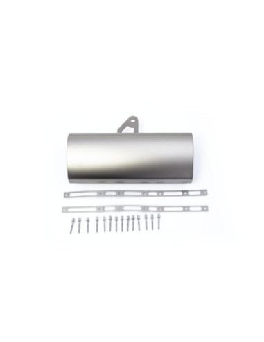 MUFFLER SLEEVE REPAIR KIT TITANIUM GREY