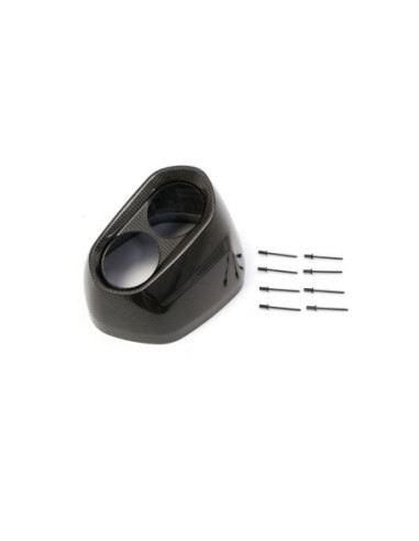 END CAP SET CARBON BLACK