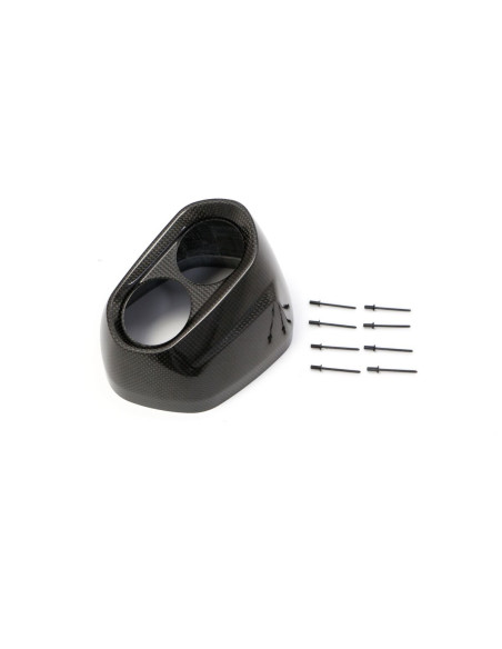 END CAP SET CARBON BLACK