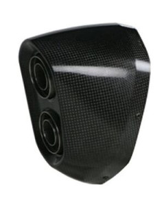 END CAP SET CARBON BLACK