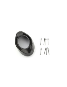 END CAP SET CARBON BLACK