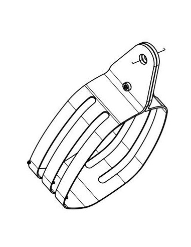 CLAMP MUFFLER CARBON TW9