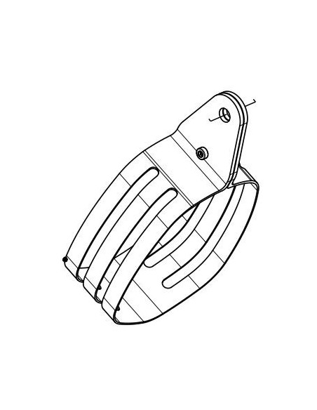 CLAMP MUFFLER CARBON TW9