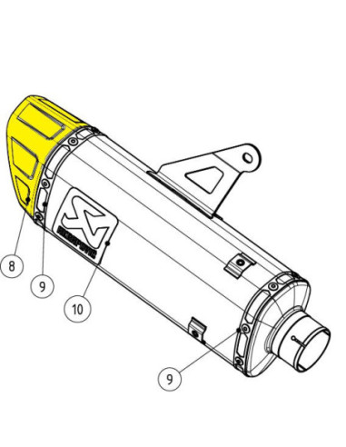 END CAP SET TITANIUM