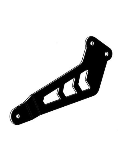 MUFFLER BRACKET ALUMINUM BLACK