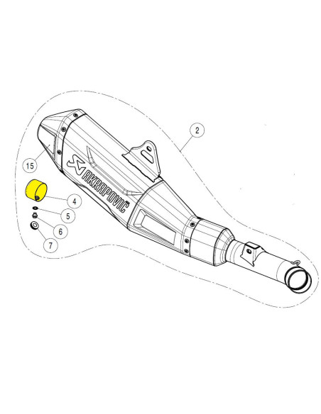 NOISE DAMPER INSERT STAINLESS STEEL