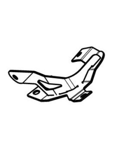 MUFFLER BRACKET STAINLESS STEEL