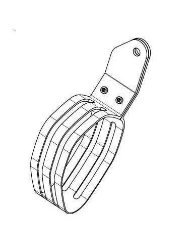 CLAMP MUFFLER CARBON TR32