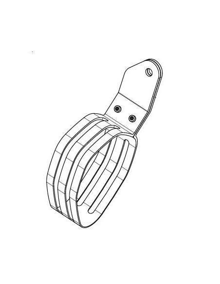 CLAMP MUFFLER CARBON TR32