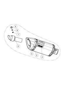 REPLACEMENT MUFFLER CARBON