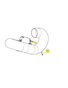 CABLE EXUP VALVE L 815MM (WITH ABS)