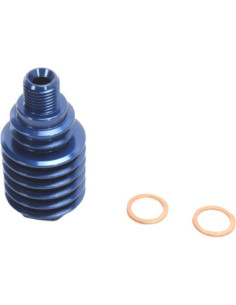 REAR BRAKE CALIPER COOLER ALUMINUM BLUE