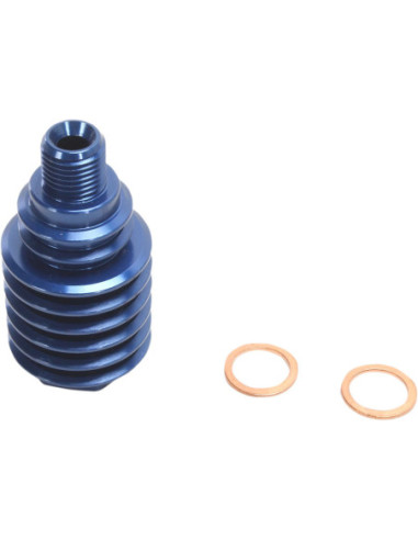 REAR BRAKE CALIPER COOLER ALUMINUM BLUE